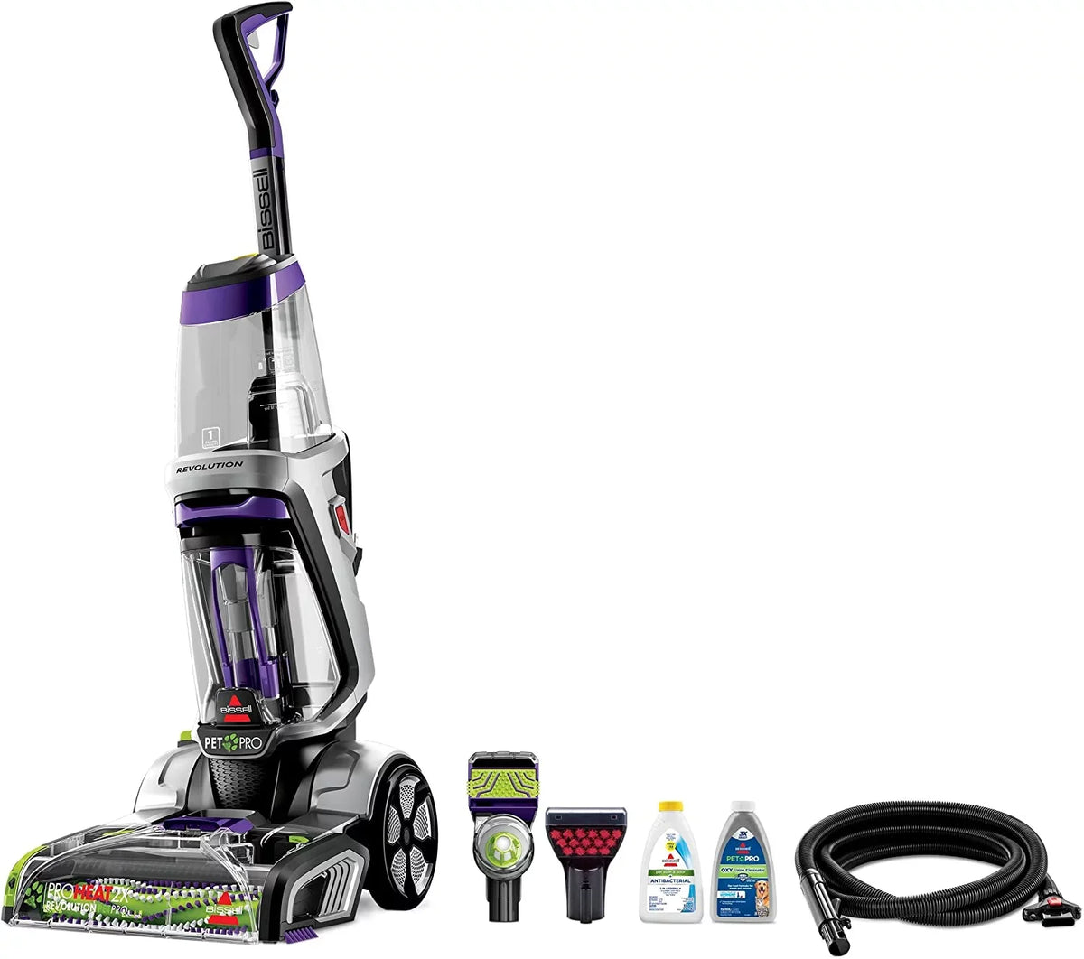 BISSELL ProHeat Deep Upright 3588F (Refurbished) Cleaner Revolution Pro Pet Plus Restored 2X