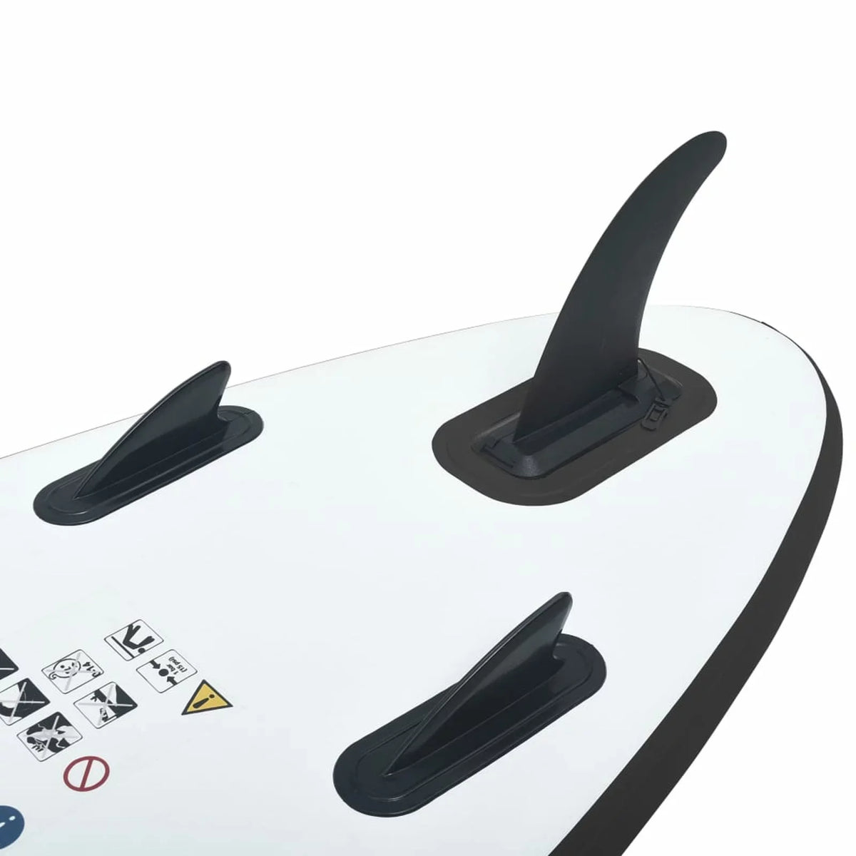 Inflatable and Black Set Andoer White Paddleboard