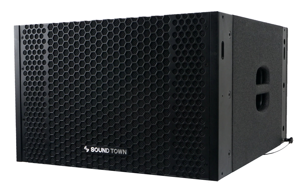 Line (ZETHUS-210S) Sound 1200W Array ZETHUS Subwoofer Series 2X12" Town