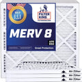 Furnace Filters Filter King MERV MADE 8 Size: 23.5x53x1 IN .75" HVAC USA Air | 53 4-PACK | Filter A/C | x 23.5 x | Pleated Actual