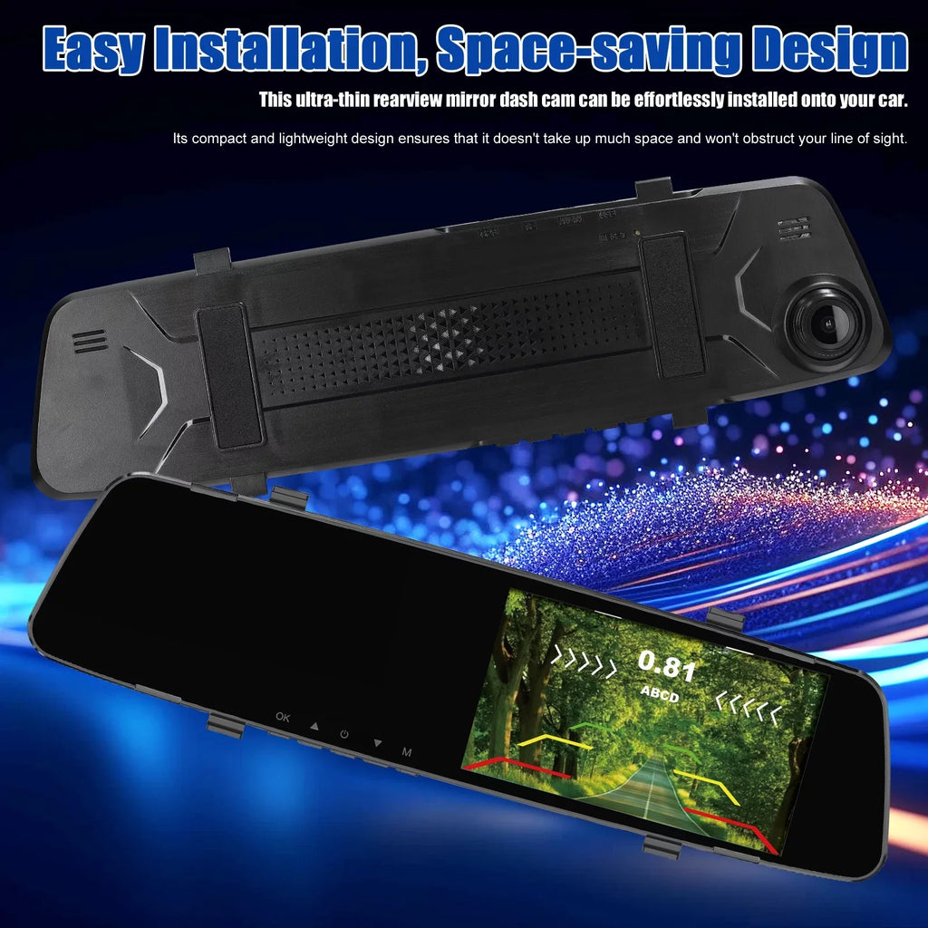 Dash Camera,1080P Dual Inch 4.3 Rear Screen Dual Cam Radars Camera 4.3 Dual 4.3 Reverse Nebublu Rear Camera Camera Inch 4 Reverse Screen Dash Dash Radars Reco DVR Rear Radars Rear Support Inch