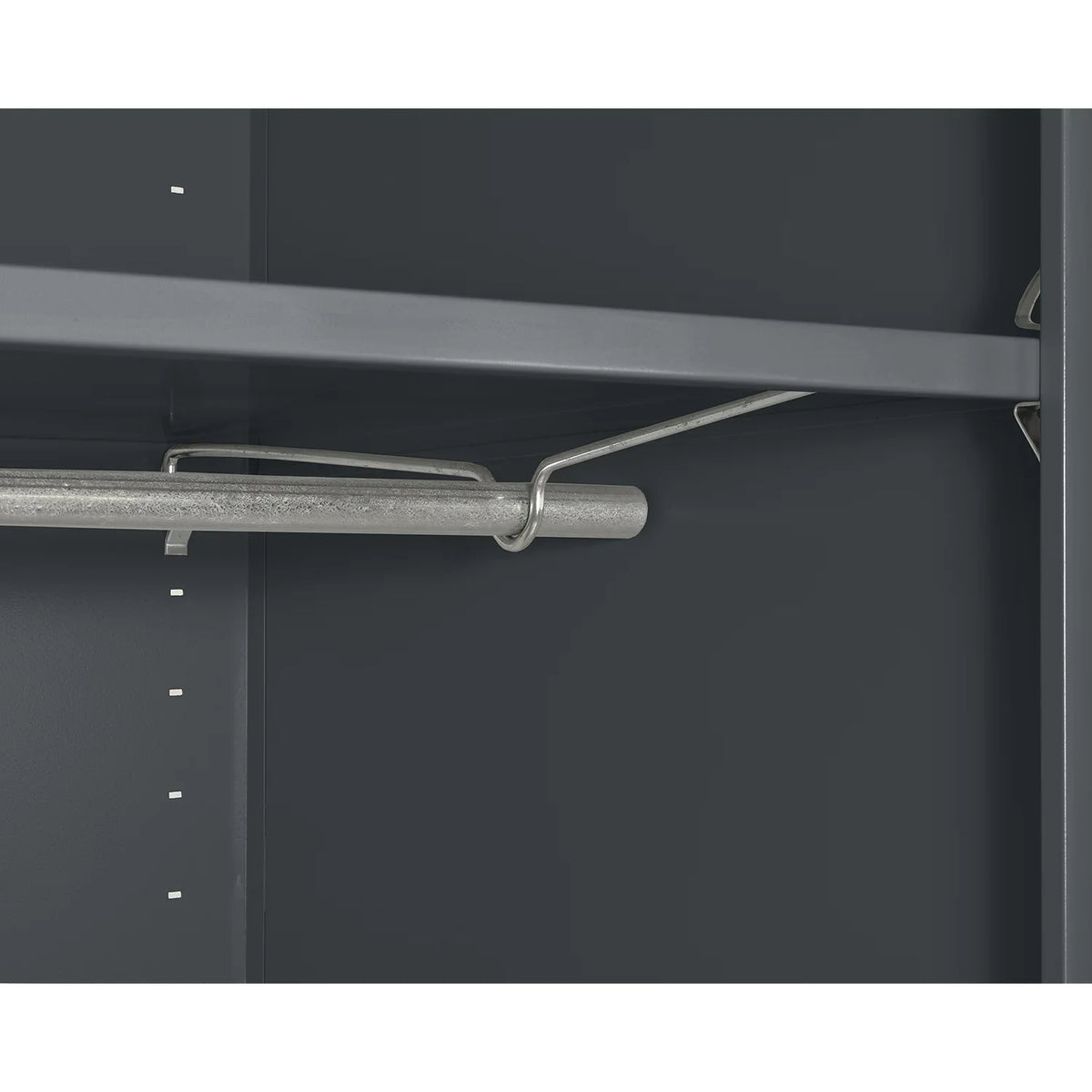 Series Cabinet Adjustable Charcoal Elite 24"D Wardrobe 36"W 72"H, x with Shelf, x