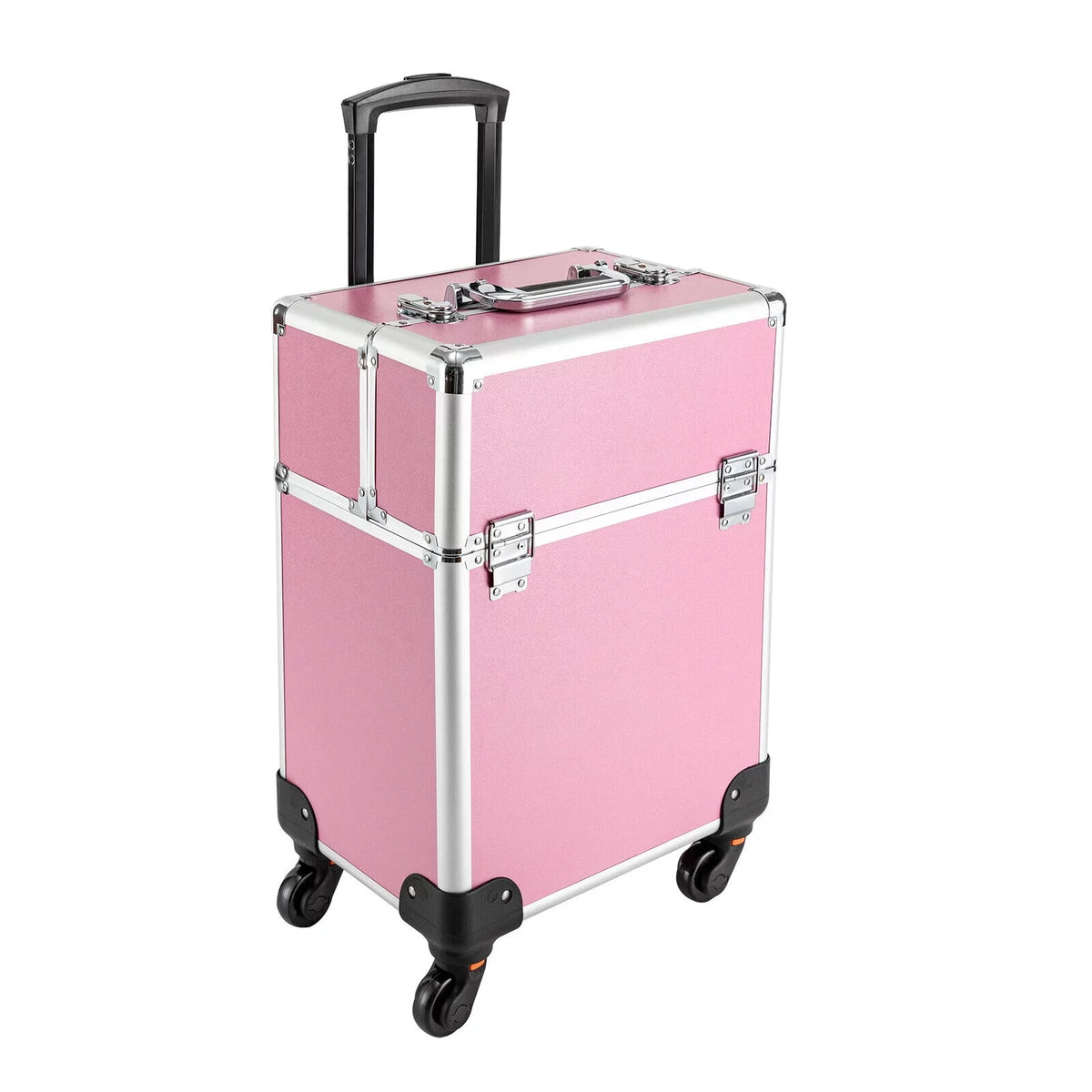 Cosmetic Rolling Professional Makeup Makeup Storage Train Organizer Trolley Case