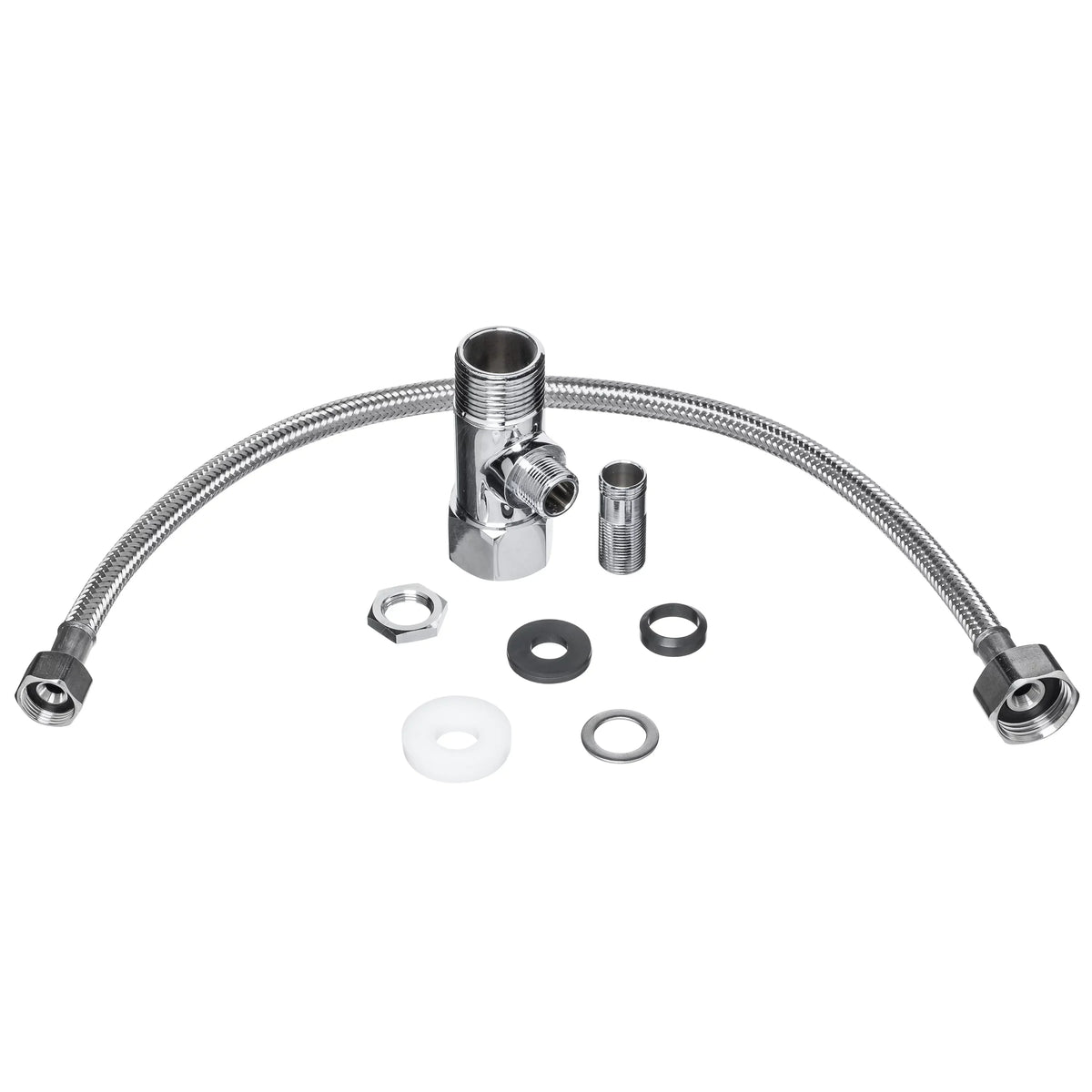 Silver Side-Mounted Temperature Wand, in Bidet Metal Spray All Brondell Attachable Ambient with Adjustable
