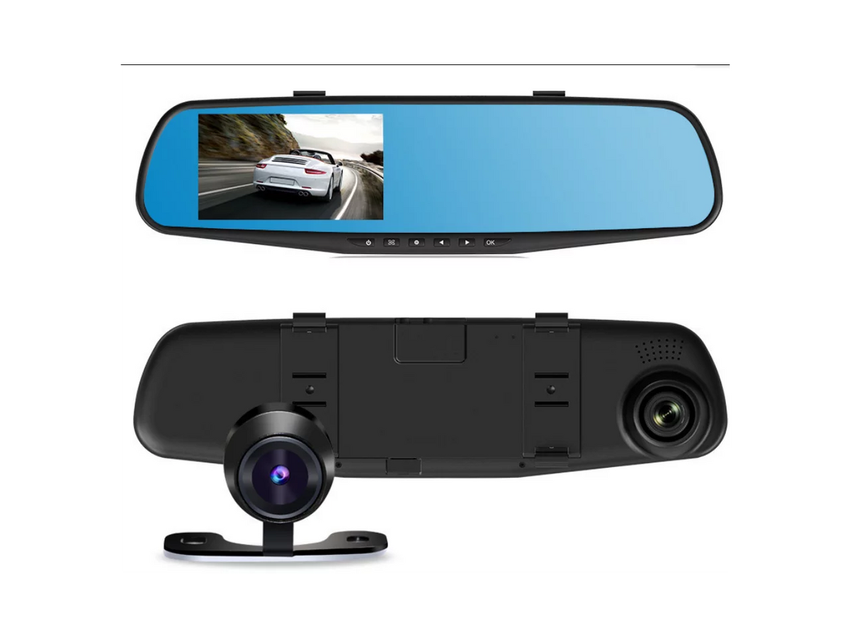 Car And Front Camera Lens Rearview 4.2 Rear Monitor For Inch H1688 Recorder Mirror HD 1080P Dash Cam Dual DVR Vehicles