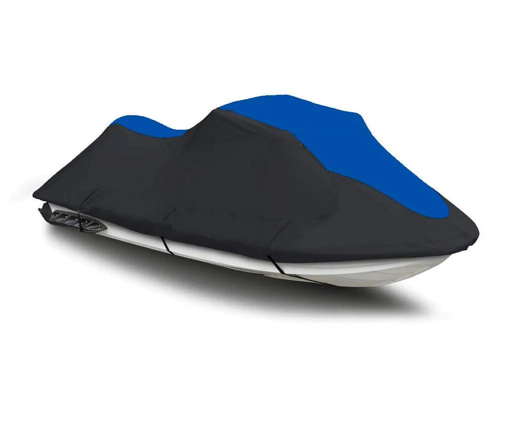 Seater Compatible 2 Cover DENIER Cover 1996 2001 Jet for 2003 Kawasaki Covers 1100 / Ski PWC 2002 2000 1997 ZXi 1999 600 1998 HEAVY-DUTY, BLUE BLACK