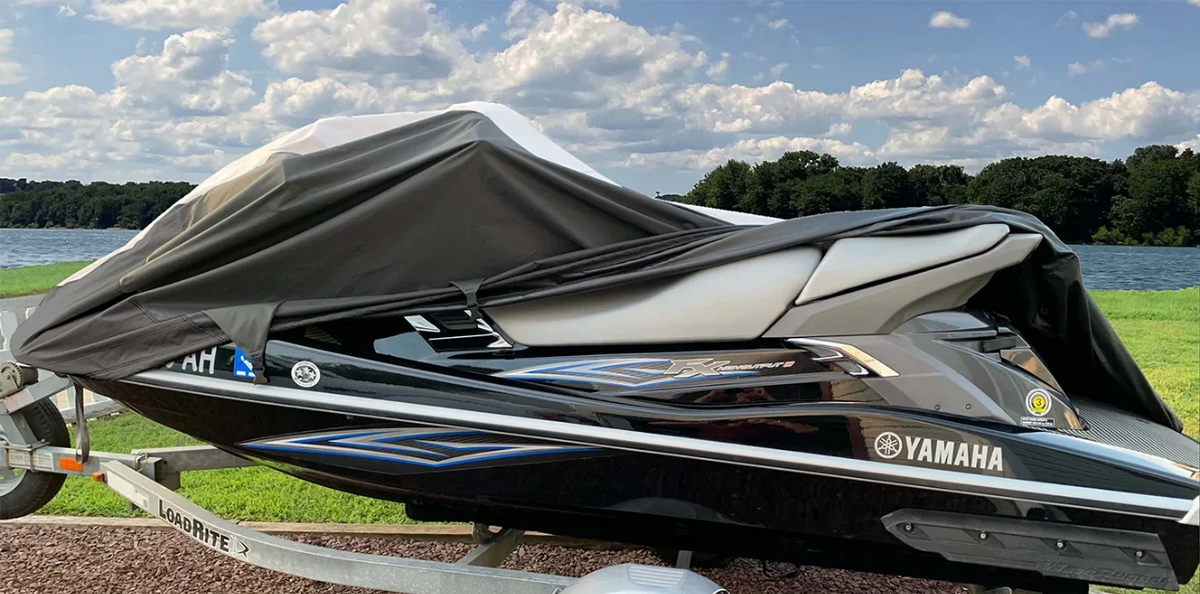 Cover SKI 600D SUPER Jet for Ski Sea-Doo Doo Sea 2004-2009 HEAVY-DUTY JET PWC Cover RXP Compatible RXP-X Bombardier Trailerable