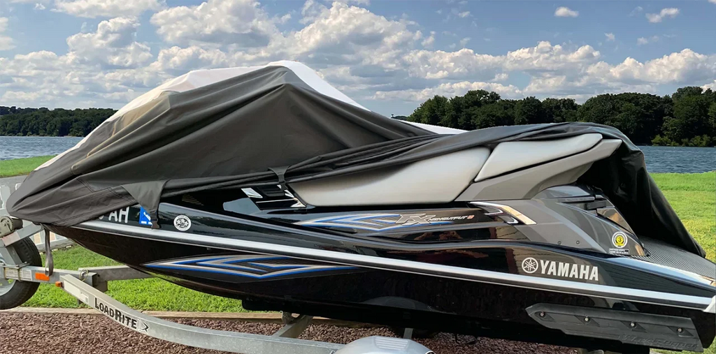Cover 600D SUPER HEAVY-DUTY Sea for Jet 1999 PWC SKI Seater Doo Bombardier 1-2 1996-1998 / Compatible Sea-Doo 2000 JET Gsi GSX Cover PWC RFI Ski