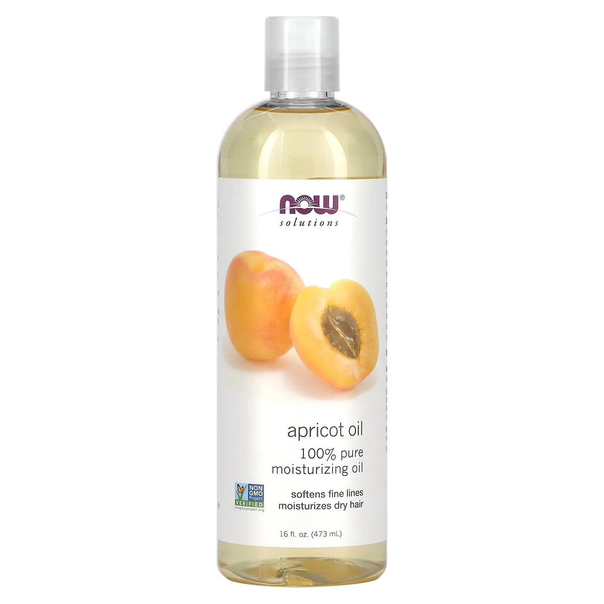 Oil, (473 NOW 16 Apricot ml) fl Foods, oz Solutions,