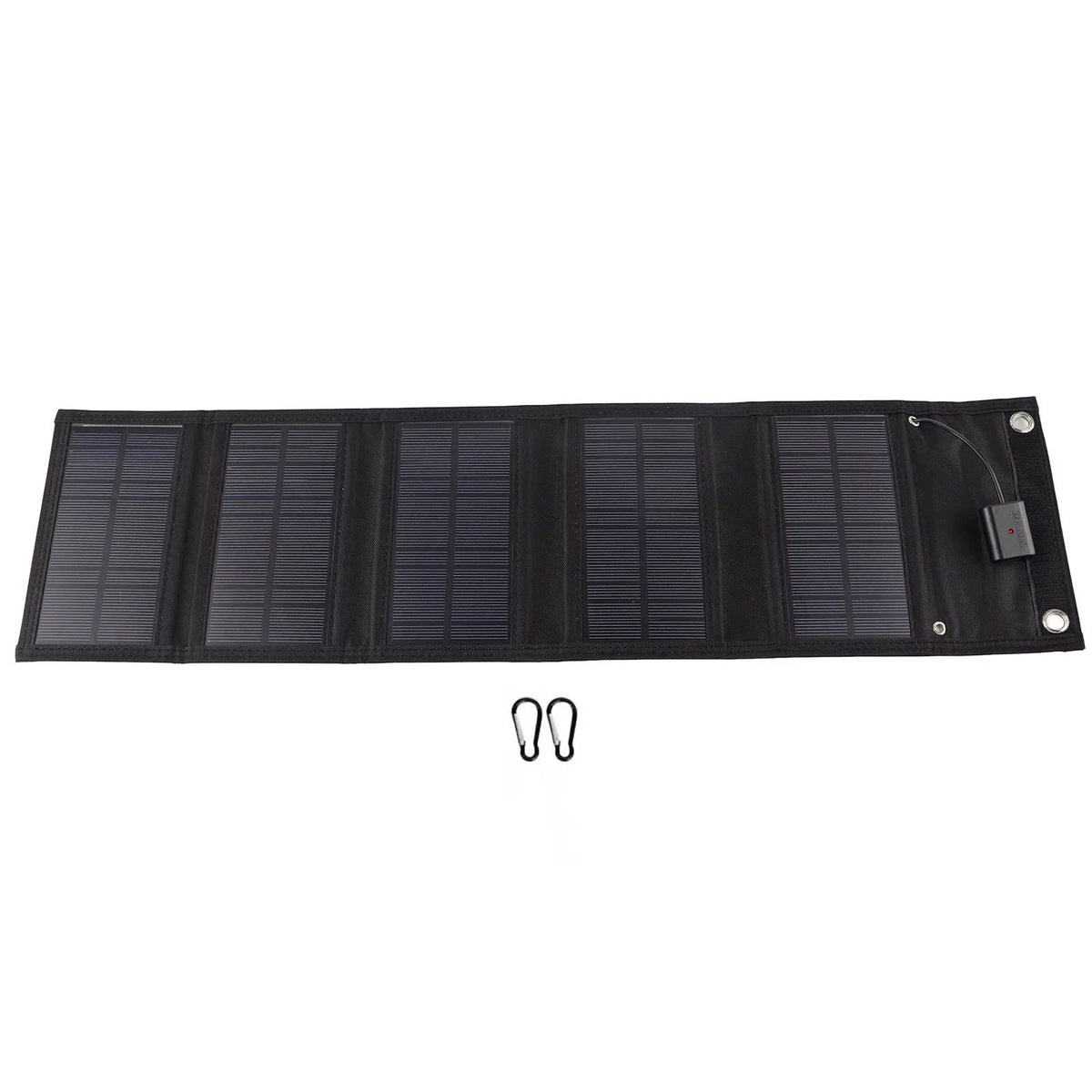 Solar Charger Foldable Waterproof 20W Power Output Panel for USB Mountaineering Solar