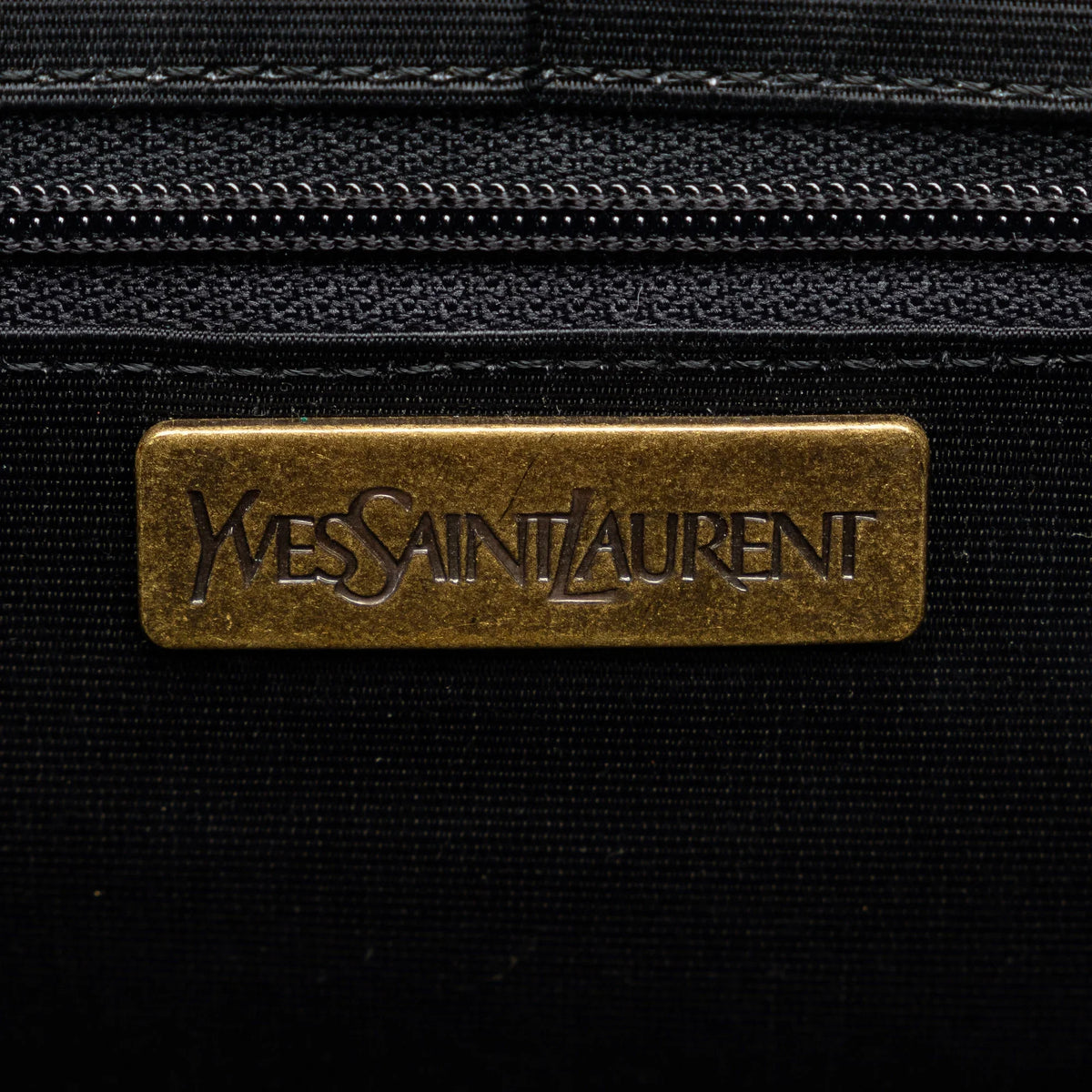 Authenticated Black Handbag Leather Yves Top HandleBag Saint (Good) Laurent Unisex Pre-Owned Calf
