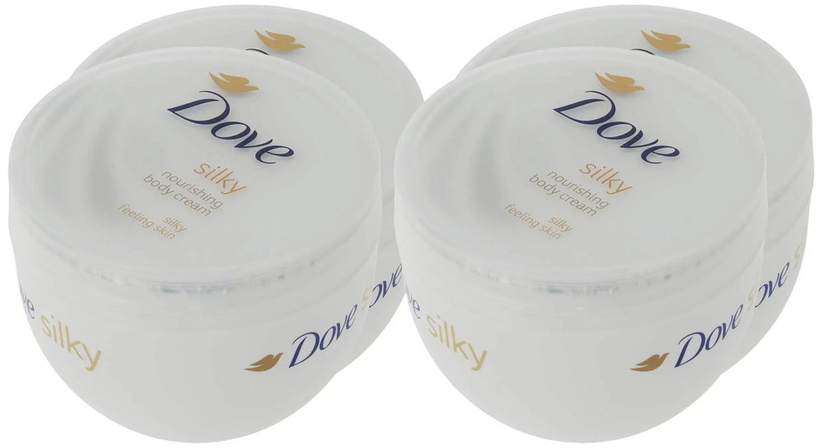 Dove Pack 300Ml 4 Silky - Body Nourishment Cream