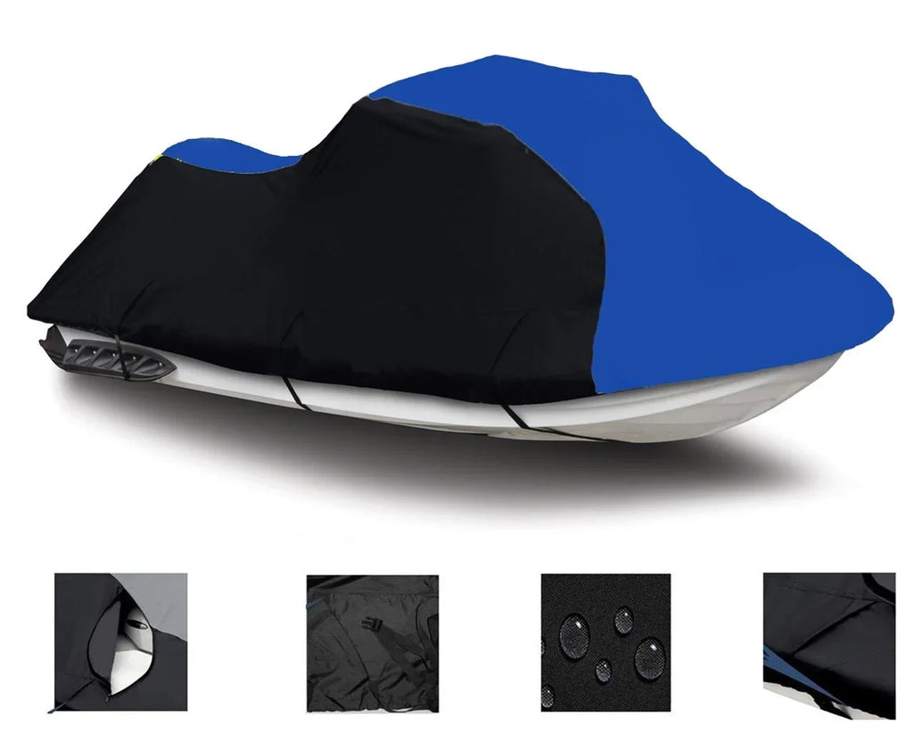 BLUE for GTX DI 2005 2005 Jet / SC 2007 2003 / HEAVY-DUTY Sea-Doo Compatible Sea Doo JetSki WAKE Ski 4-Tec 2006 / Cover 2008 2004 2002 2003 BLACK PWC Cover