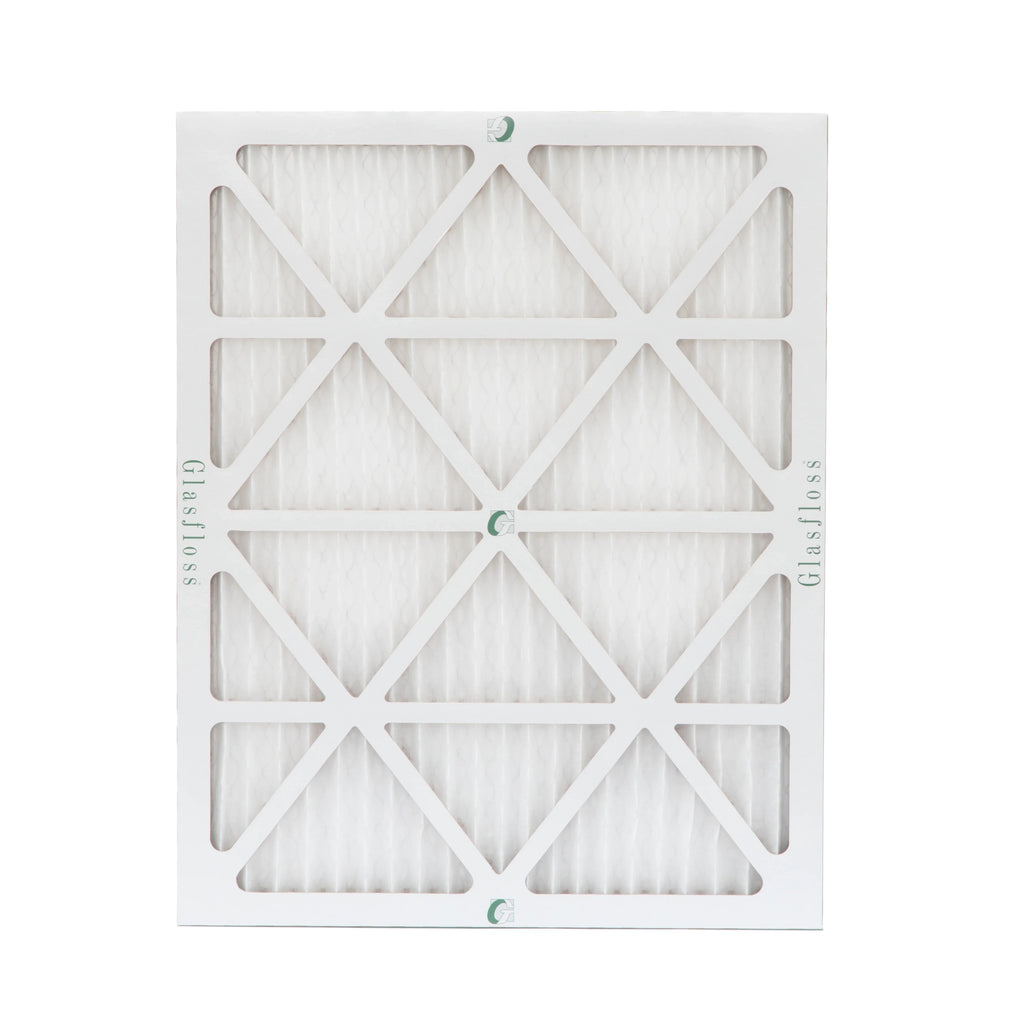Pack of Glasfloss. 20x22x1 10 12 x Actual Pleated x Size: MERV by Air Filters 19-1/2 21-7/8 7/8