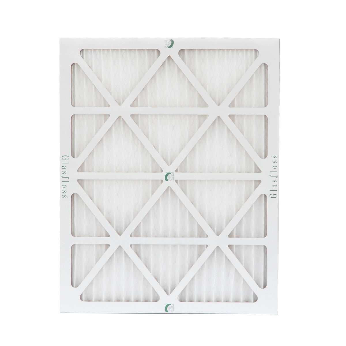 Pack of Glasfloss. 20x22x1 10 12 x Actual Pleated x Size: MERV by Air Filters 19-1/2 21-7/8 7/8
