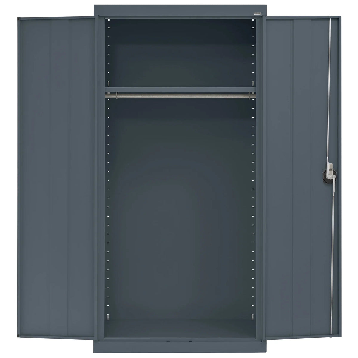 Series Cabinet Adjustable Charcoal Elite 24"D Wardrobe 36"W 72"H, x with Shelf, x