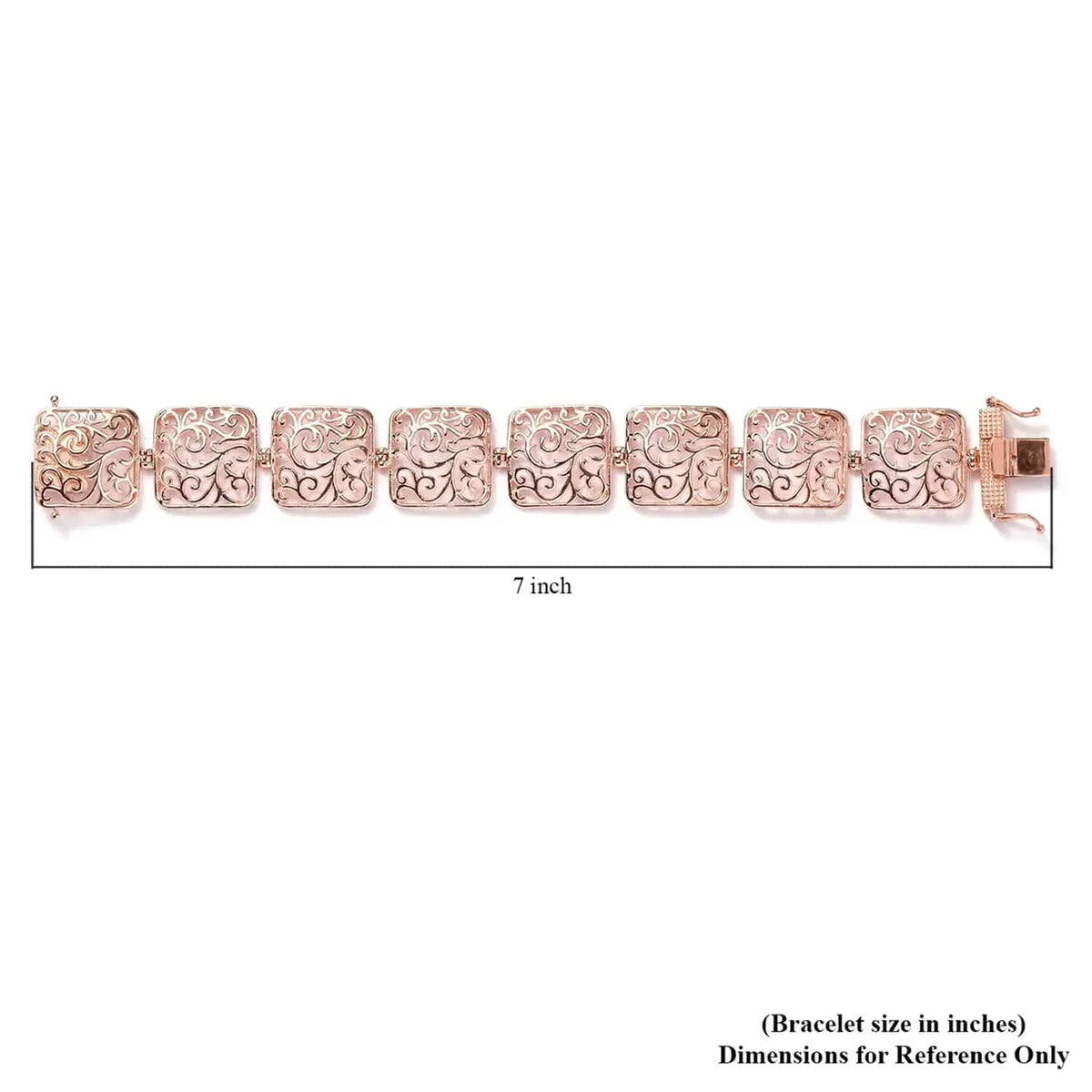 Mom Birthday Rose 6.5" Jewelry Bracelet LC Mothers Size Gifts for Shop Day Gold 18K Plated