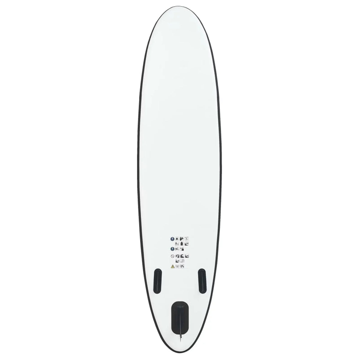 Inflatable and Black Set Andoer White Paddleboard