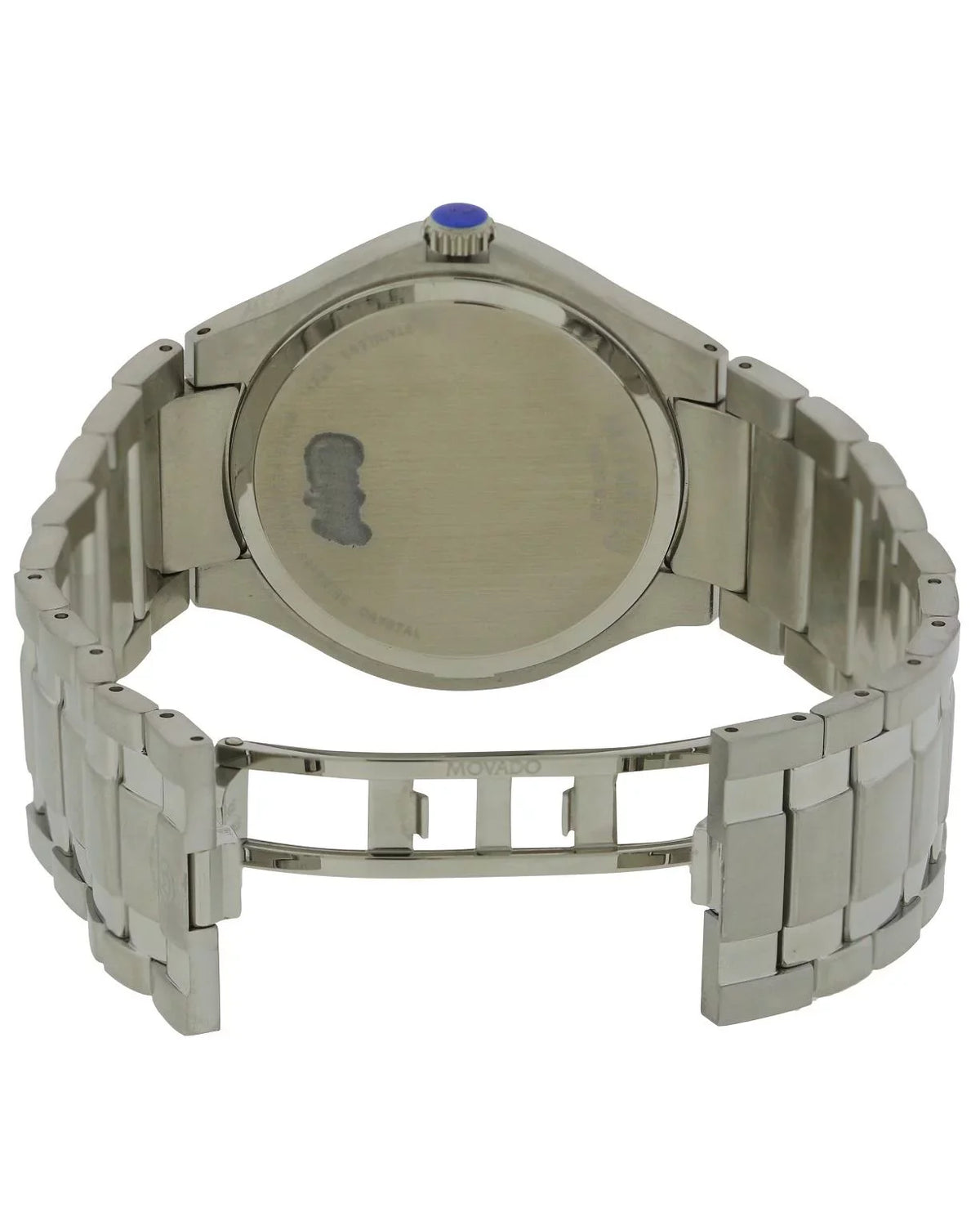 Dial Steel Black Movado Watch Men's Collection 0606781 Stainless