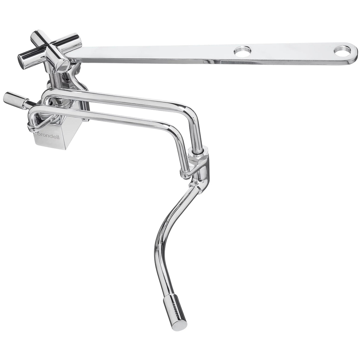 Silver Side-Mounted Temperature Wand, in Bidet Metal Spray All Brondell Attachable Ambient with Adjustable