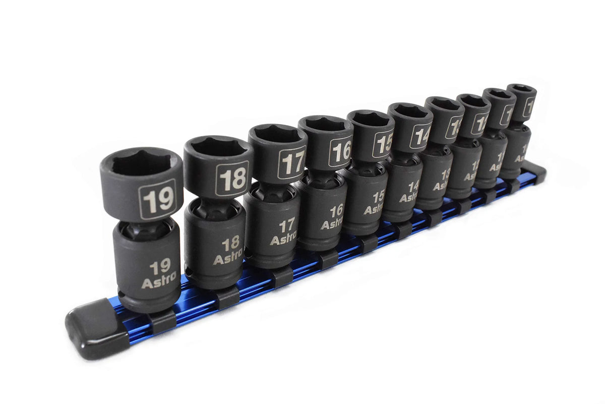 Astro Unvrsl Pinless Nano Impact Pneumatic 10 Skt 3/8IN Metric