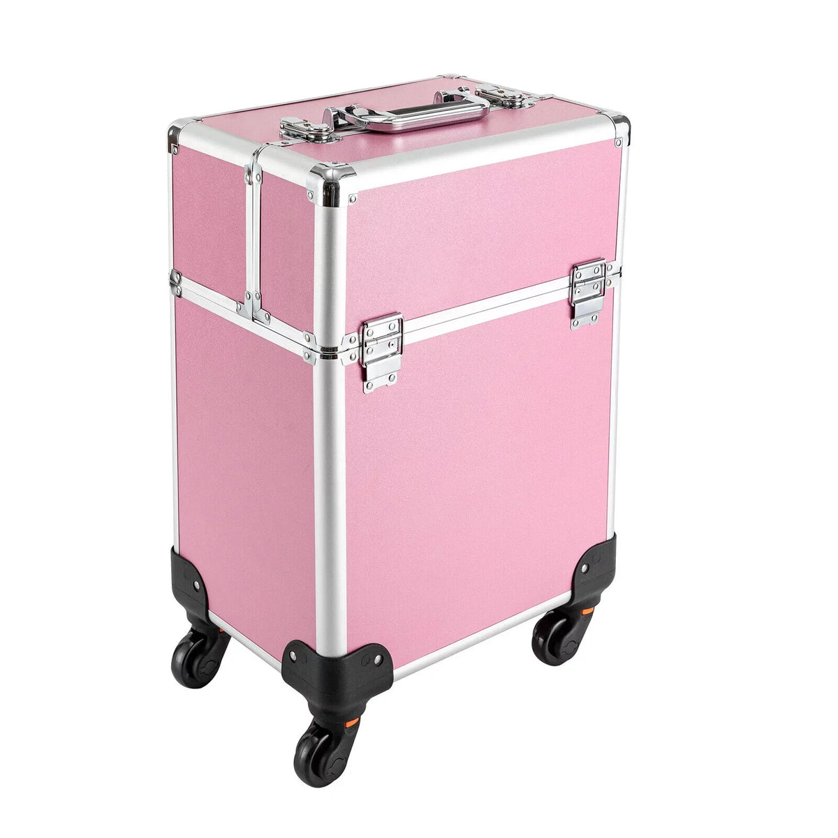 Cosmetic Rolling Professional Makeup Makeup Storage Train Organizer Trolley Case