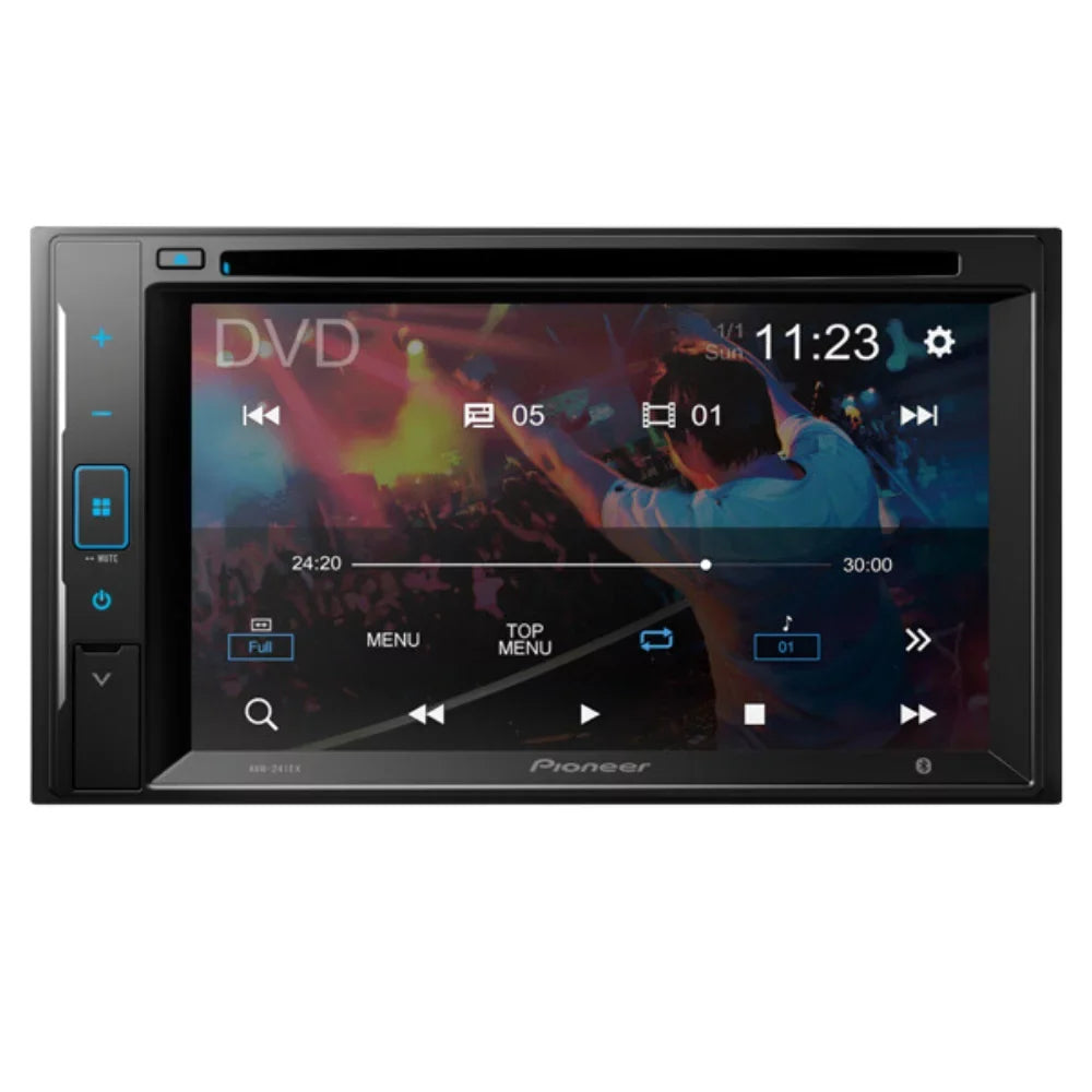 Digital Bundle Receiver Media Stereo Kit/in-Dash for 6.2" Touchscreen Camera/Installation Pioneer AM/FM with WVGA W/ 2008-2015 Car DVD/CD Bluetooth/Backup KIT4903 Double DIN Titan