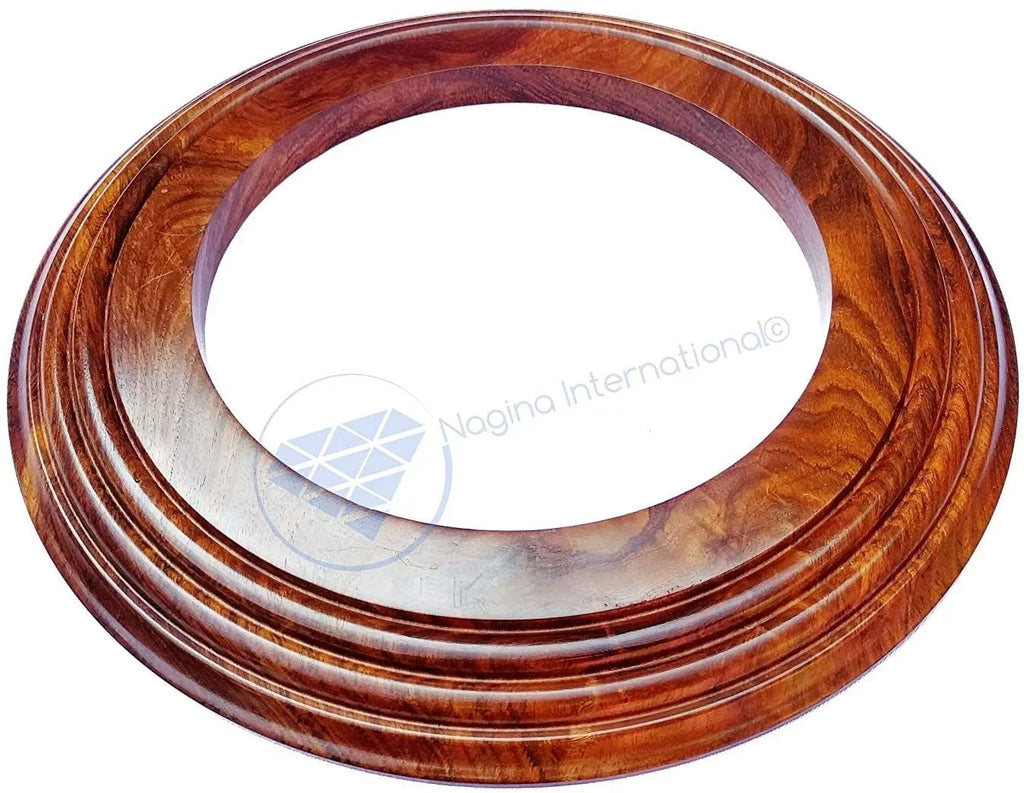Nagina Polished International Wooden Inches) Handcrafted Solid (16 Hardwood Base Frame |