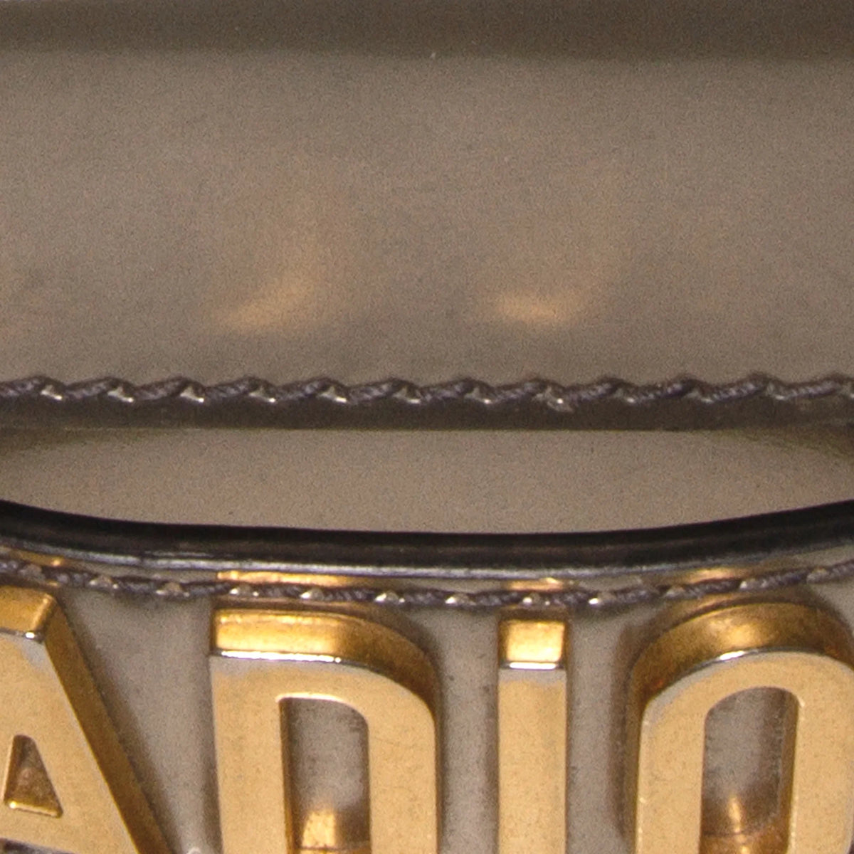 Leather Chain Gray JaDior Mini Pre-Owned Shoulder Flap Calf Bag (Good) Unisex Authenticated Dior