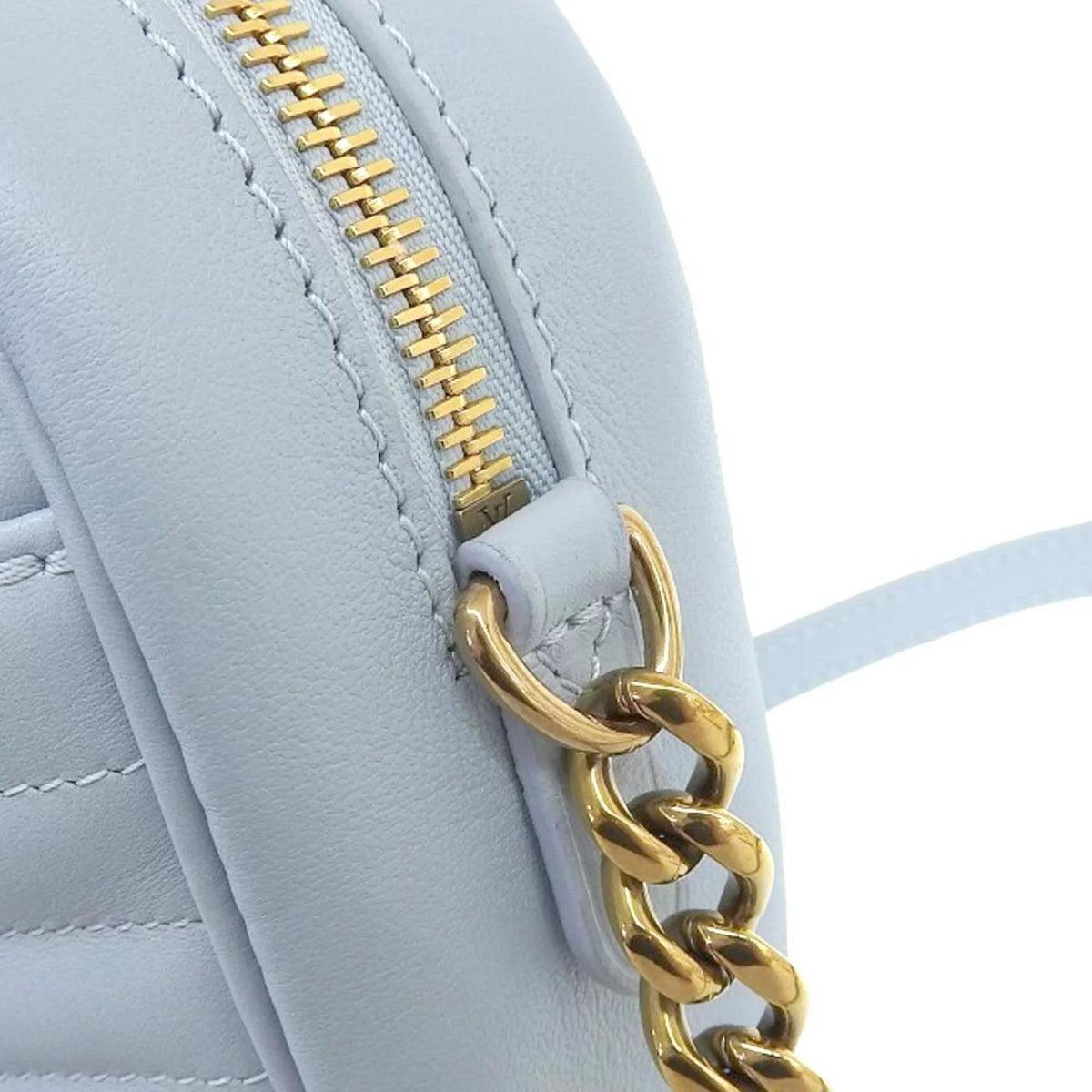 Camera M55329 Louis Epi Wave Blue LOUIS Light New Vuitton VUITTON Pre-Owned LV Bag Shoulder (Like New)