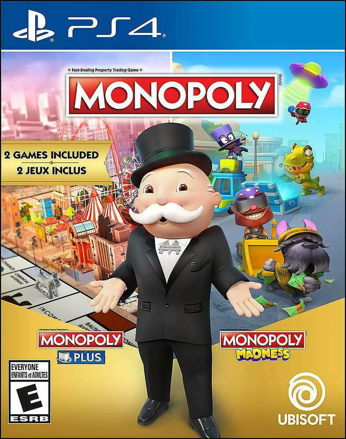 Plus Monopoly Madness Monopoly 5 PlayStation + 4, - PlayStation