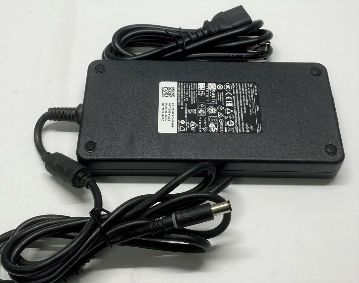 Charger 19.5V Laptop Lot FWCRC GA240PE1-00 12.3A Power of 10 Dell Genuine 240W