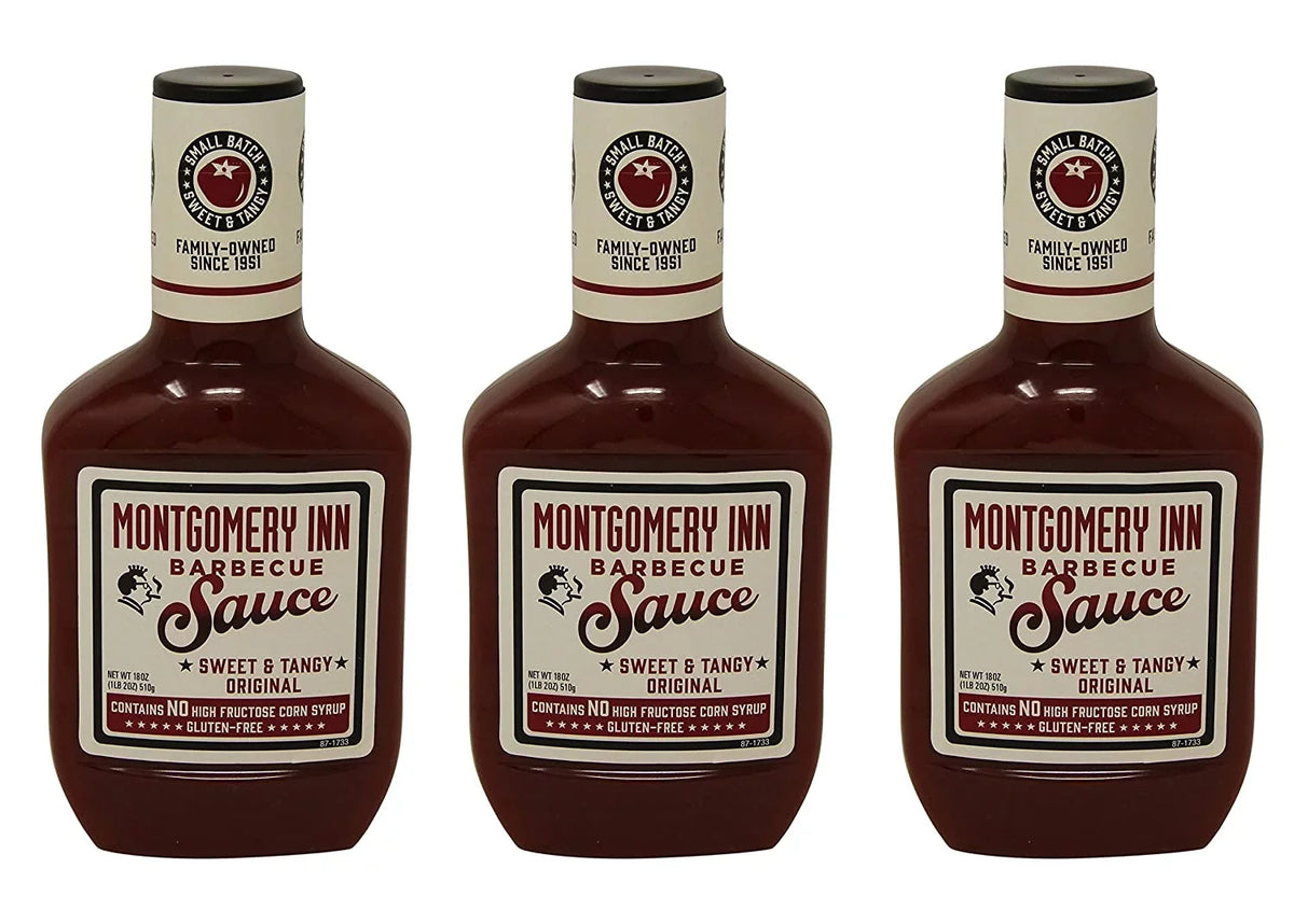(Pack Montgomery Original, Inn 3) Barbecue of Sauce, 18oz