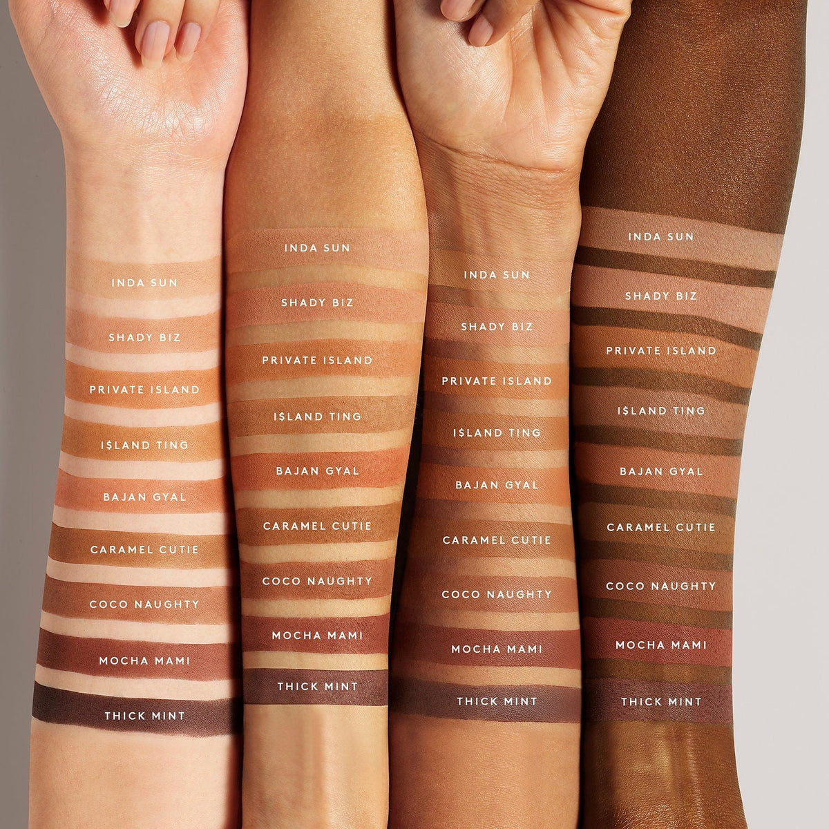 medium - Beauty neutral - undertones Stalk'r by Warmth Ting Bronzer with Instant Sun I$land Rihanna Fenty