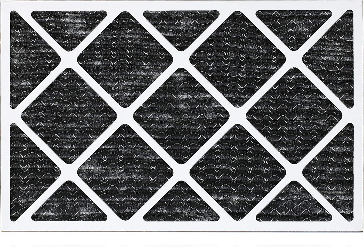 Filterbuy Filters Carbon (5-Pack) 8 15x20x1 AC MERV Furnace with Air Pleated Activated Odor Eliminator HVAC