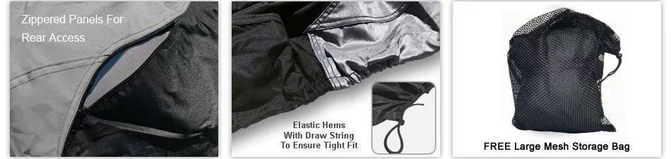 Includes UV Jet And GRAY Storage - from / - Protects - More! And - All Color Weatherproof Rain, SEA Trailerable Cover For Ski Sun, 1997-2000 Rays, DOO Trailer Bag Black Weather Straps GTi