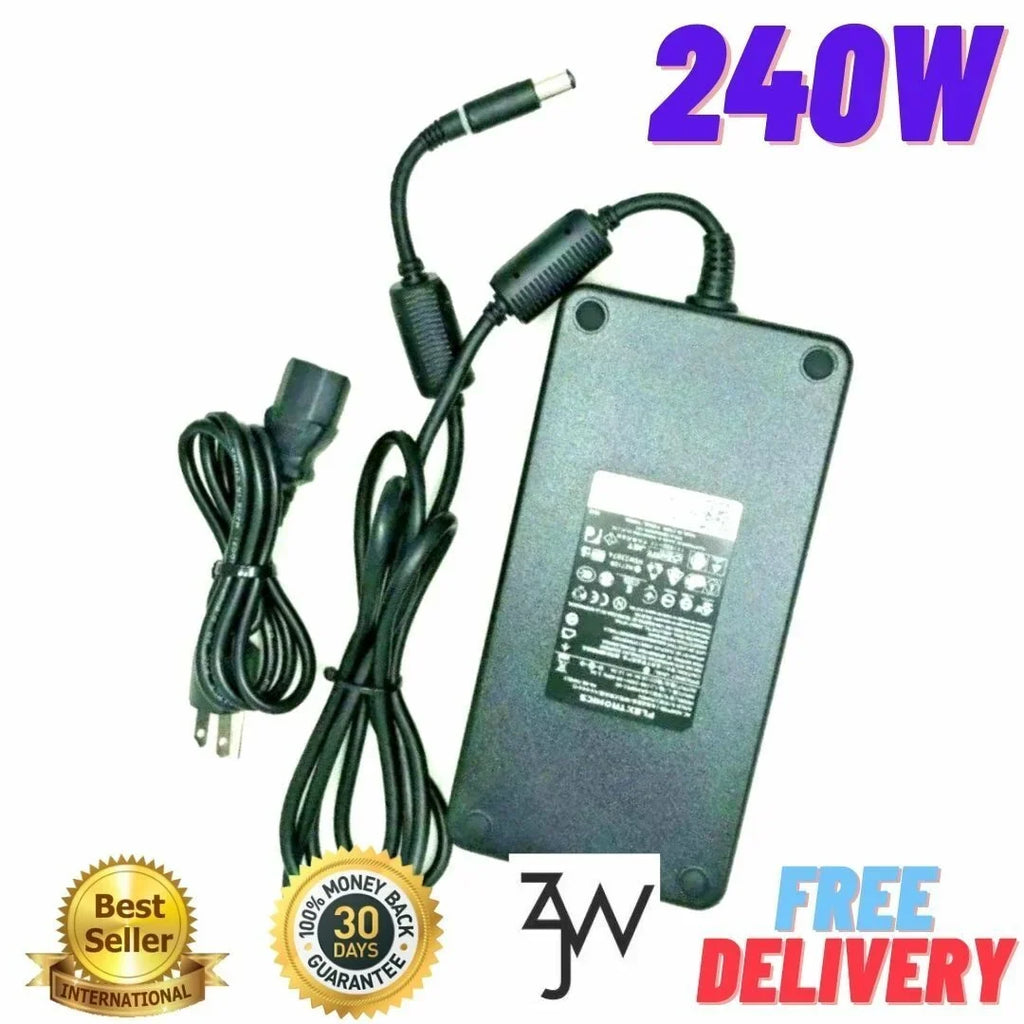 Charger 19.5V Laptop Lot FWCRC GA240PE1-00 12.3A Power of 10 Dell Genuine 240W