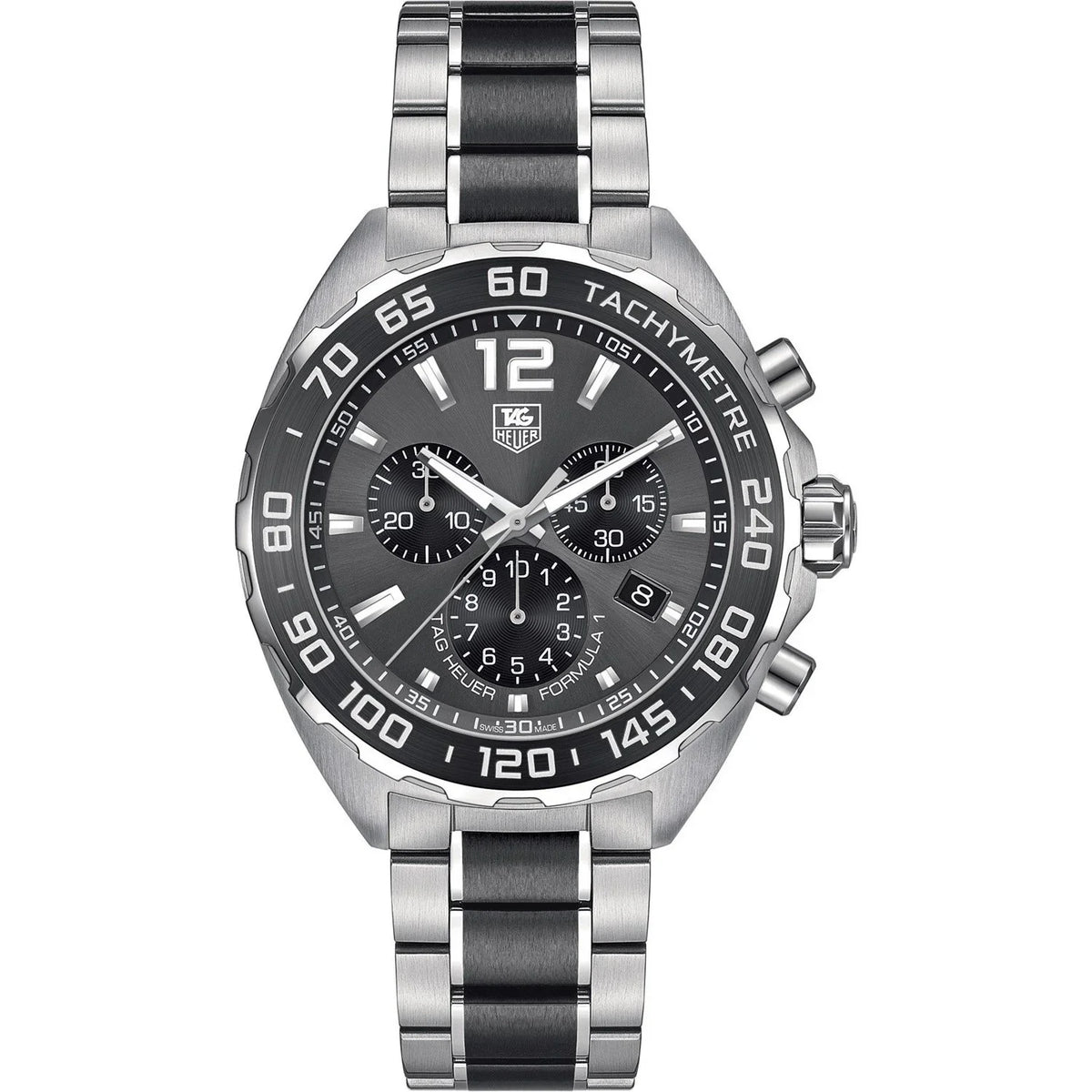 One' Two-Tone Stainless Tag Heuer Chronograph Men's CAZ1111.BA0878 'Formula Watch Steel