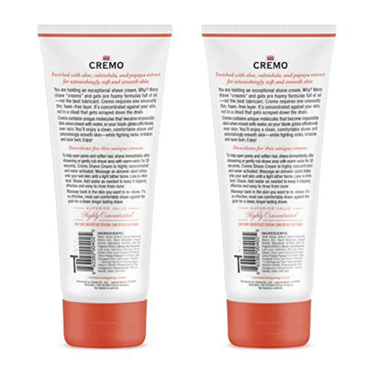 Moisturizing Burn, Women Ultra-Slick Shaving (Pack Astonishingly Cream, Fights for Shave Oz Superior Razor Cuts 2) Mango Cream 6 Cremo and Fl Coconut of Nicks,