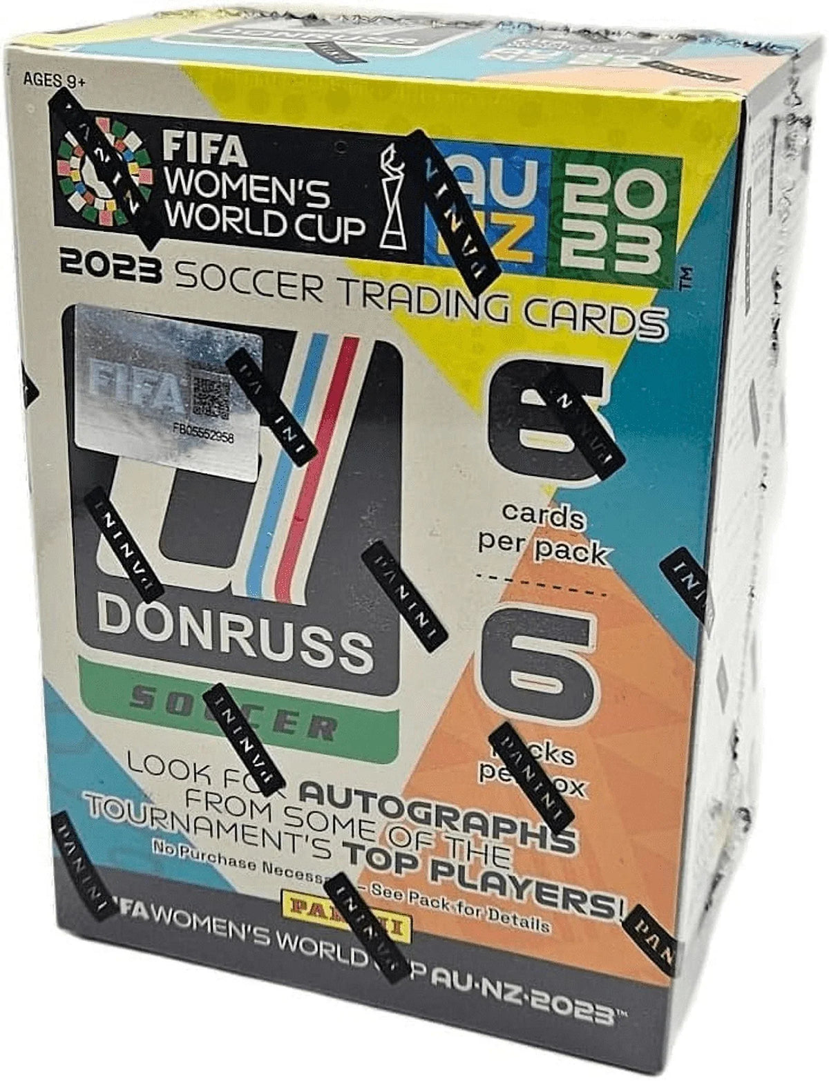 World Panini Women's FIFA Cup Trading Donruss Box Blaster Cards 2023